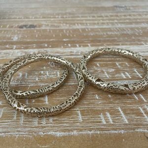 Kendra Scott 3 bangle set